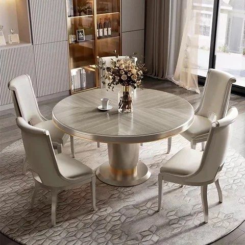 CINTRON Modern Round Dining Table