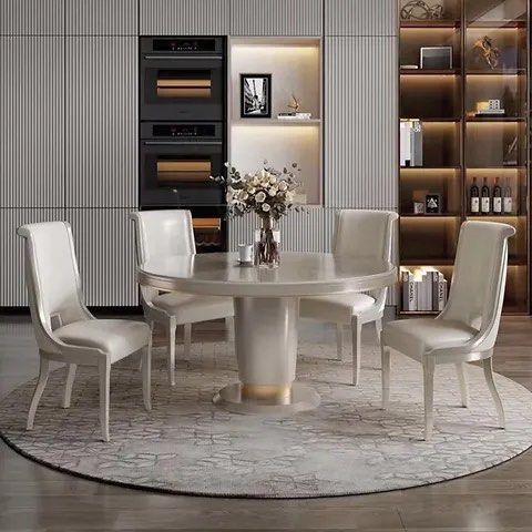 CINTRON Modern Round Dining Table