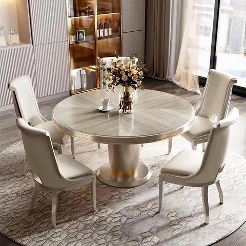 CINTRON Modern Round Dining Table