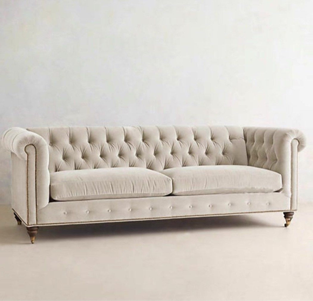 BRIANOIR Victorian Velvet Sofa