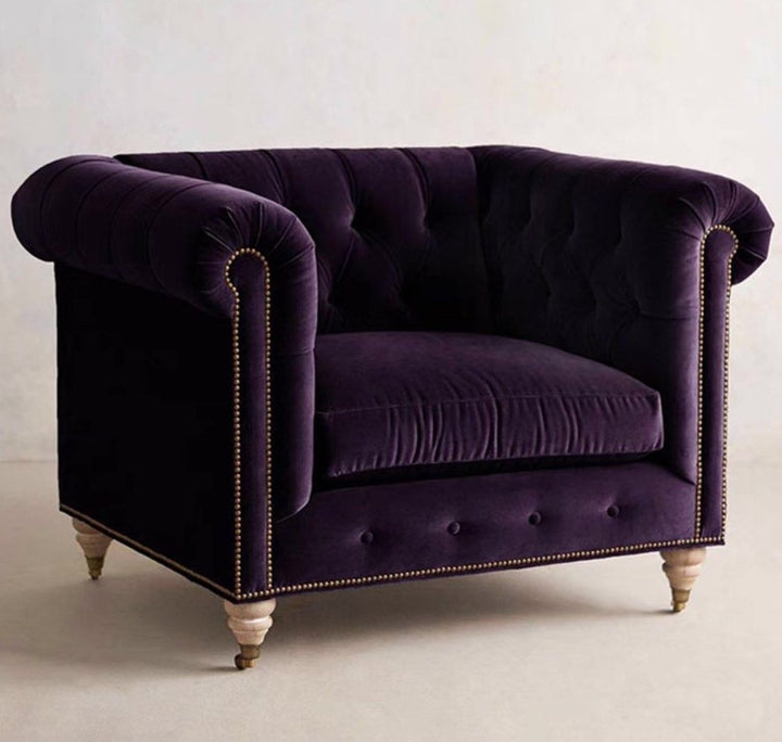 BRIANOIR Victorian Velvet Sofa
