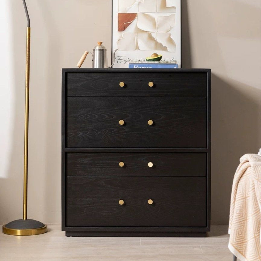 CALLISTUS Rustic Solid Wood Chest Of Drawers