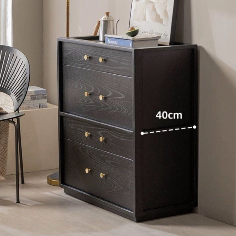 CALLISTUS Rustic Solid Wood Chest Of Drawers