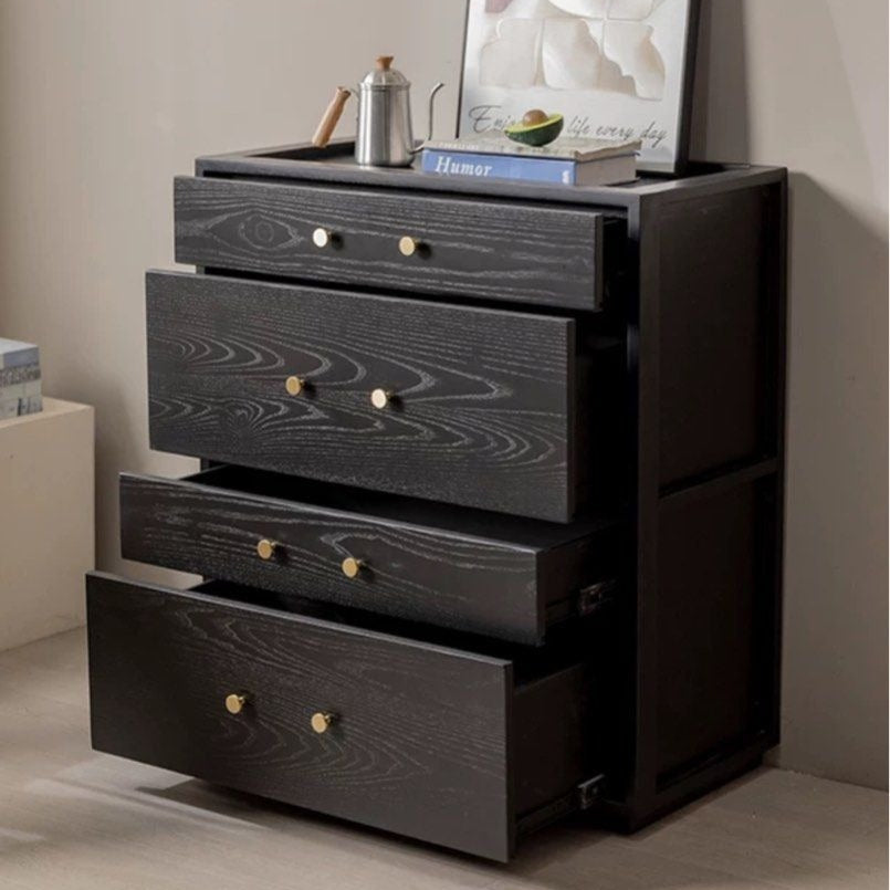 CALLISTUS Rustic Solid Wood Chest Of Drawers