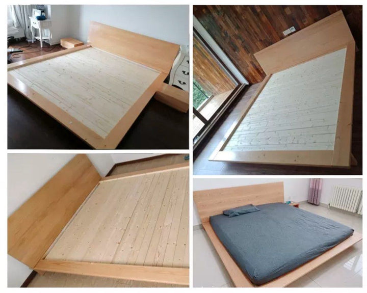 VELTH Rustic Solid Wood Bedframe