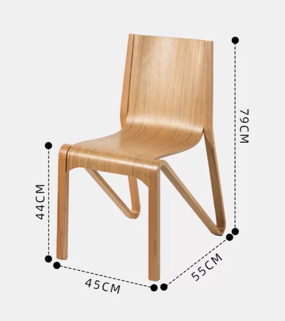 ATTUMA Japandi Solid Wood Dining Chair