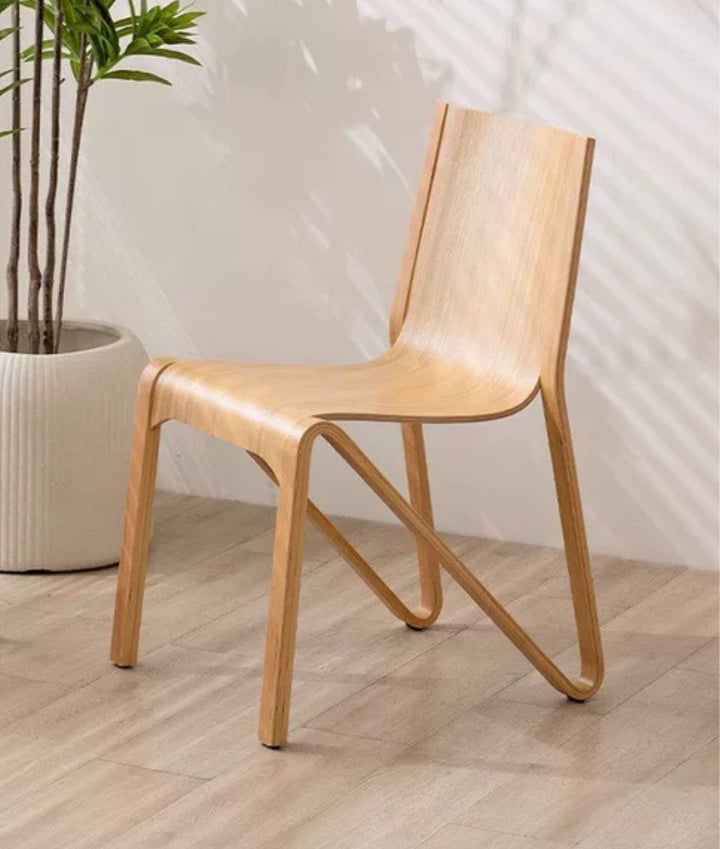 ATTUMA Japandi Solid Wood Dining Chair