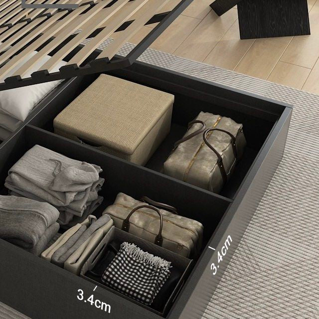 VENDER Modern Storage Bedframe