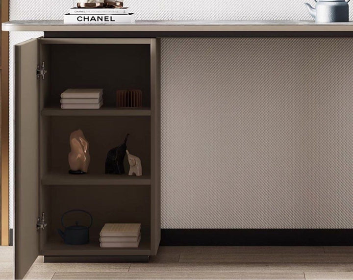 CORDELIA Modern Sintered Stone Storage Console Table