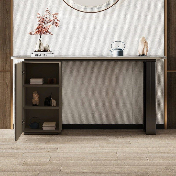 CORDELIA Modern Sintered Stone Storage Console Table