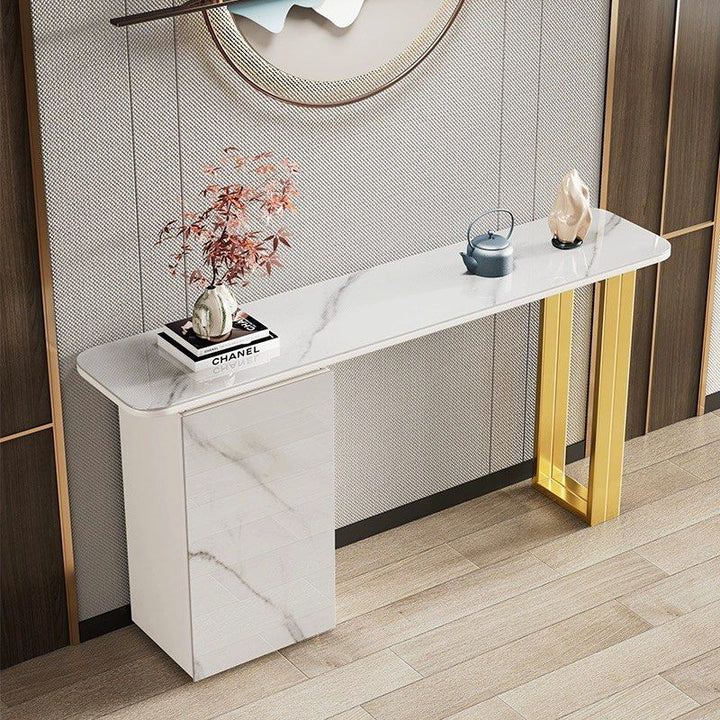 CORDELIA Modern Sintered Stone Storage Console Table