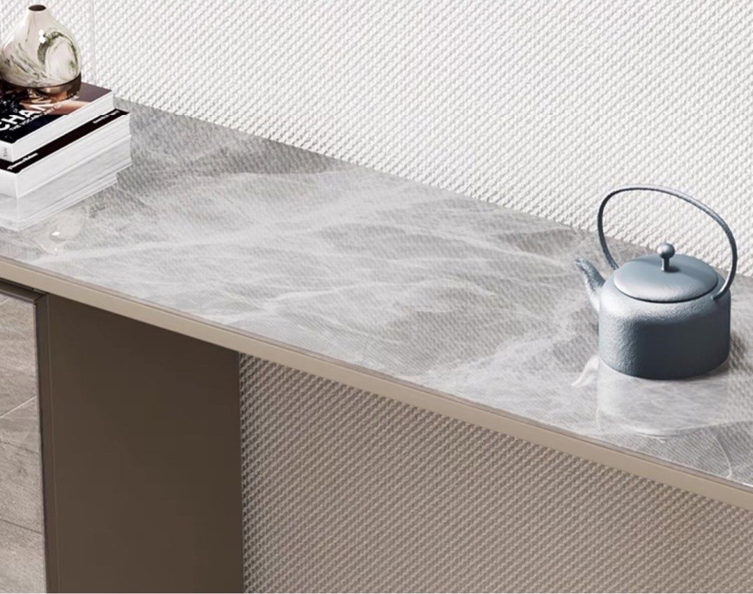 CORDELIA Modern Sintered Stone Storage Console Table