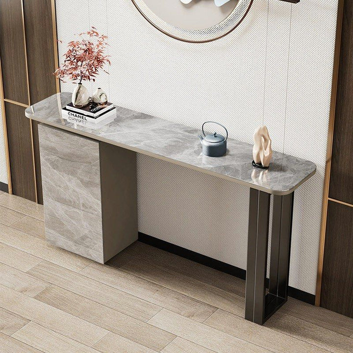 CORDELIA Modern Sintered Stone Storage Console Table