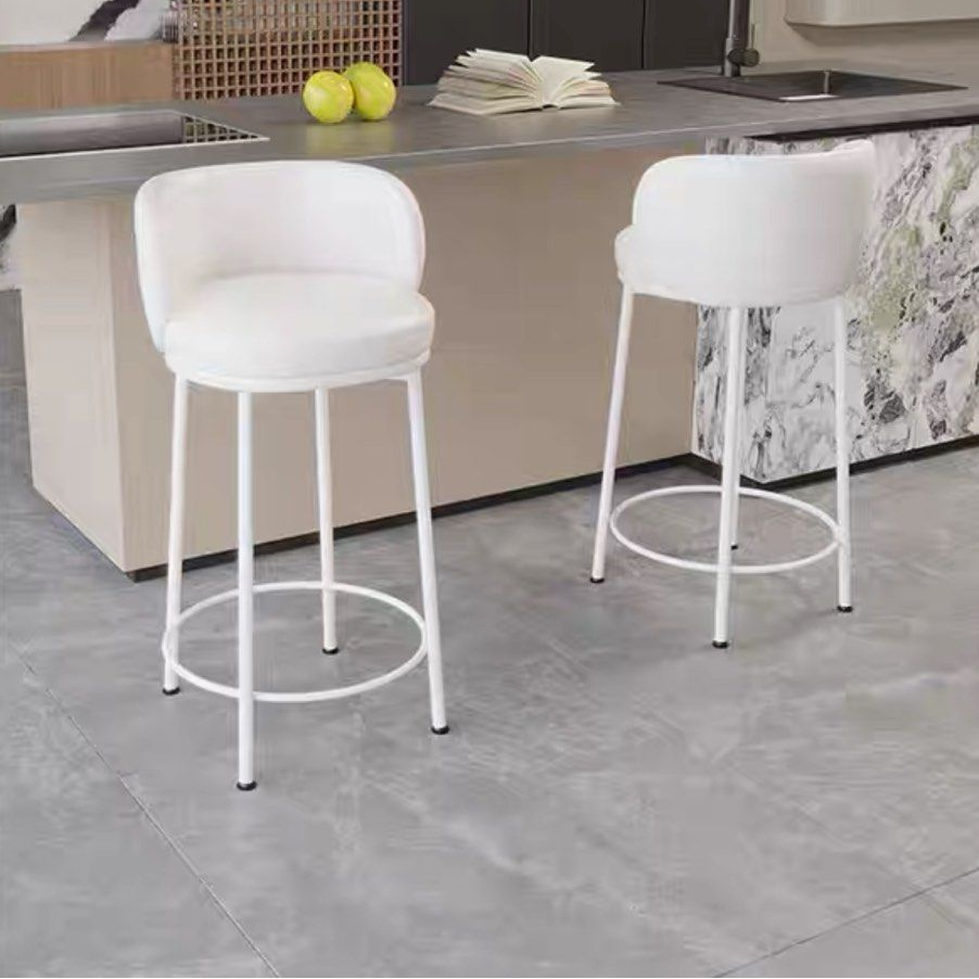 CACIFER Modern Sherpa Bar Stool