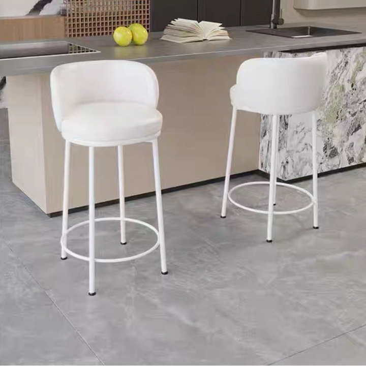 CACIFER Modern Sherpa Bar Stool