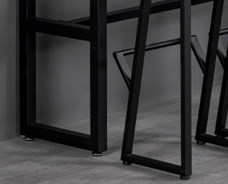 DAUSON Industrial Solid Wood Bar Table