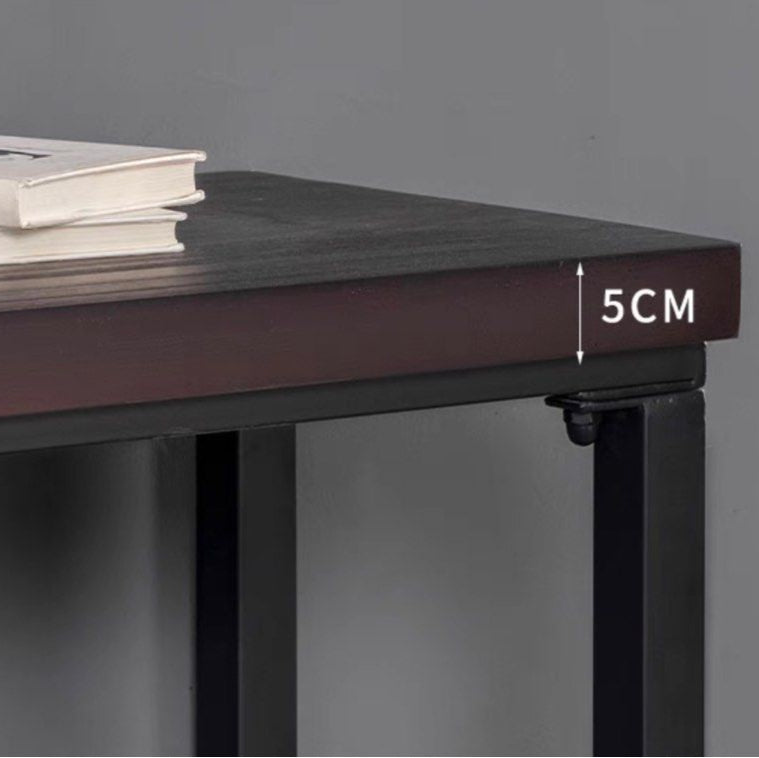 DAUSON Industrial Solid Wood Bar Table