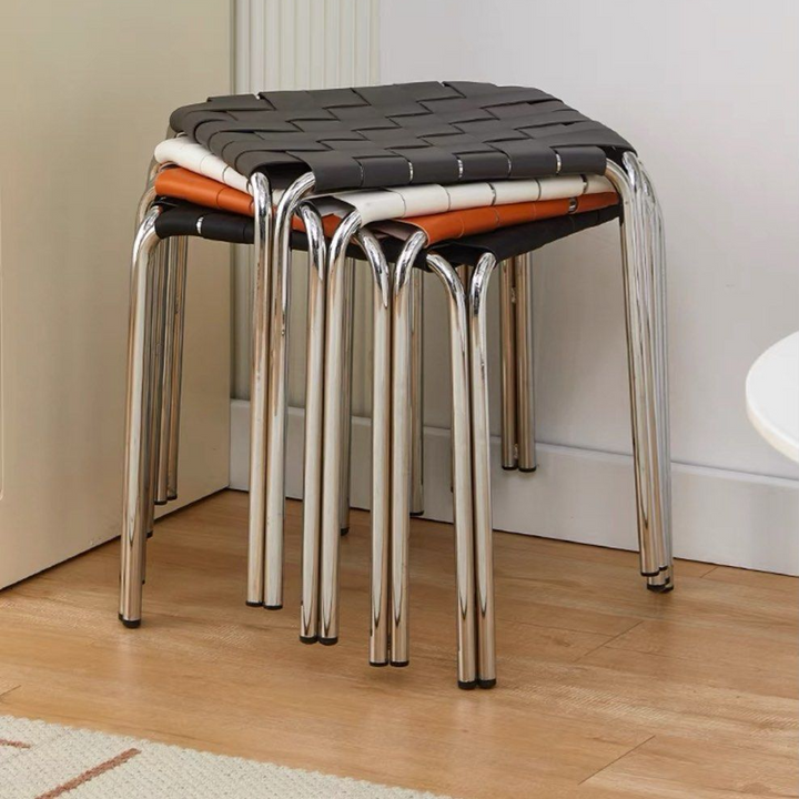 CHANE Modern Leather Stool