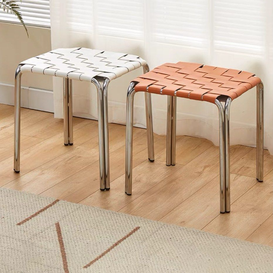 CHANE Modern Leather Stool