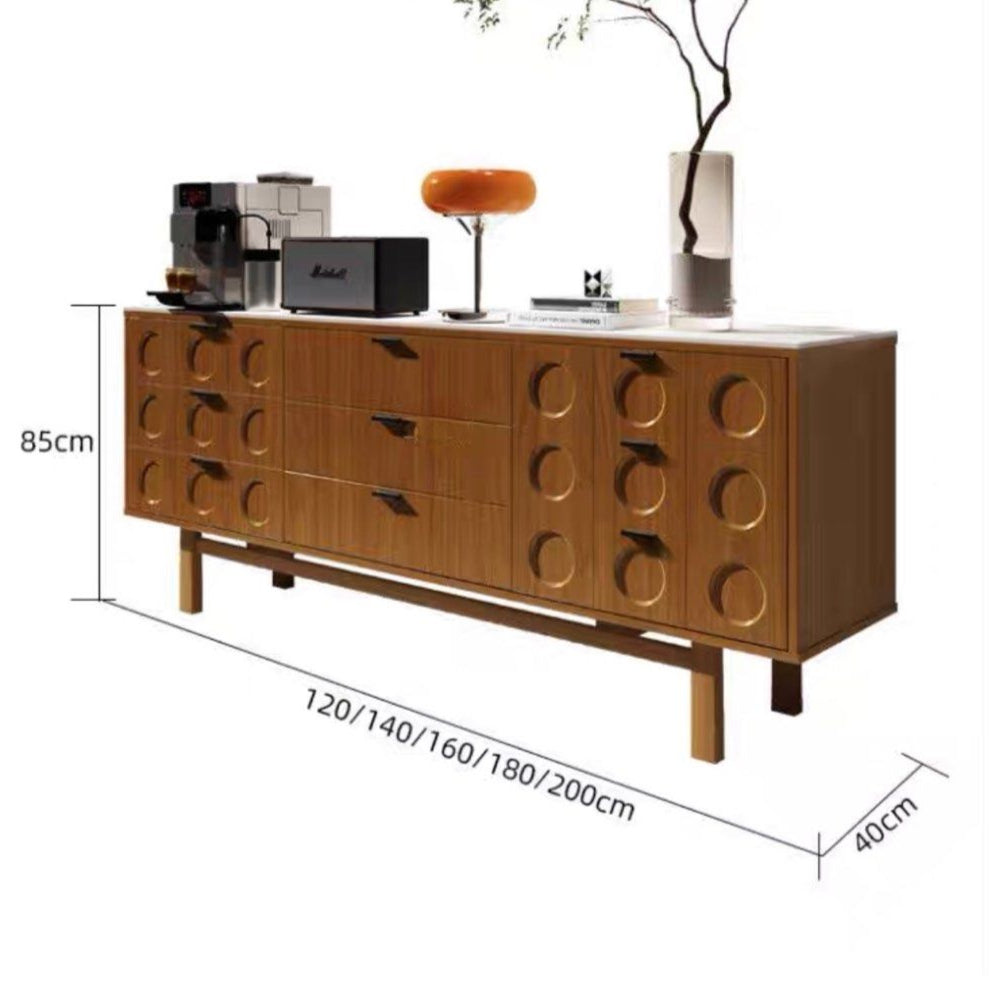 AURO Japandi Solid Wood Sideboard