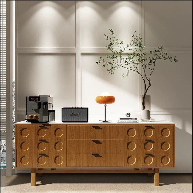 AURO Japandi Solid Wood Sideboard