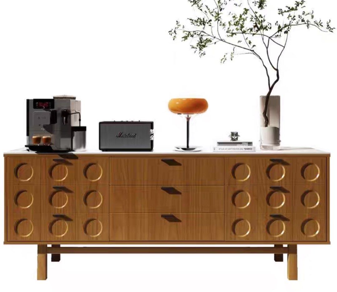 AURO Japandi Solid Wood Sideboard