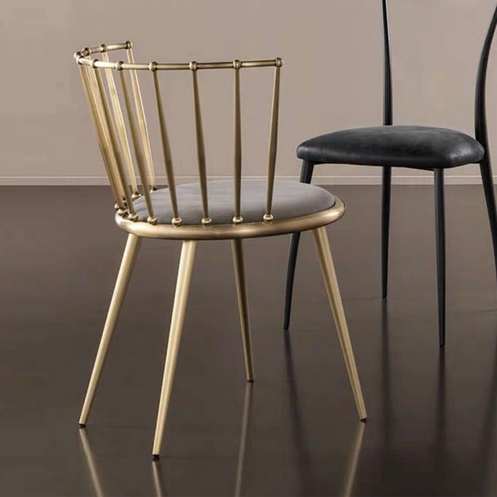 BRADLEY Gold Frame Dining Chair