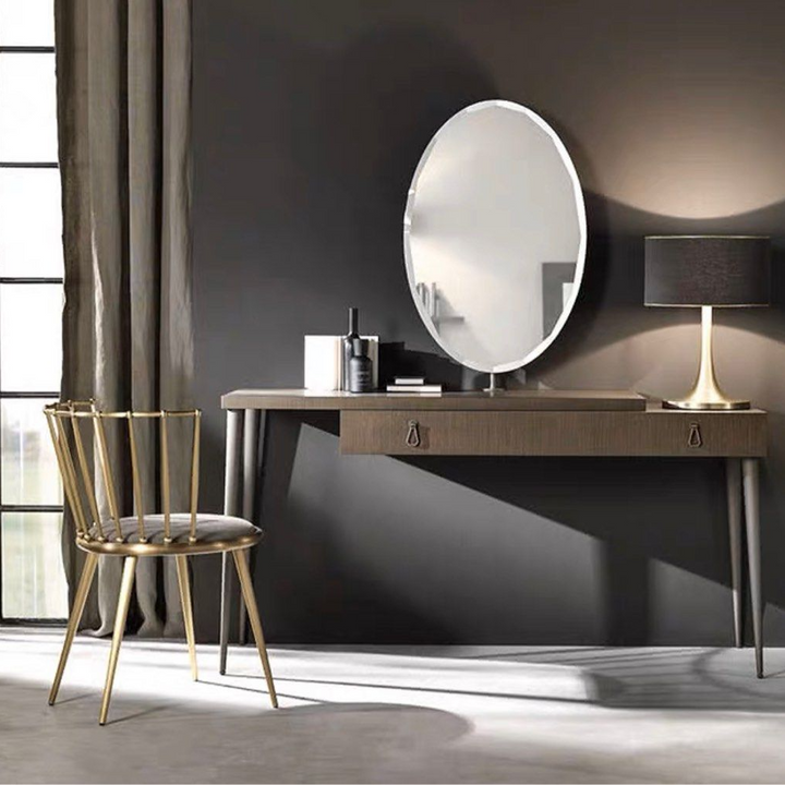 BRADLEY Gold Frame Dining Chair