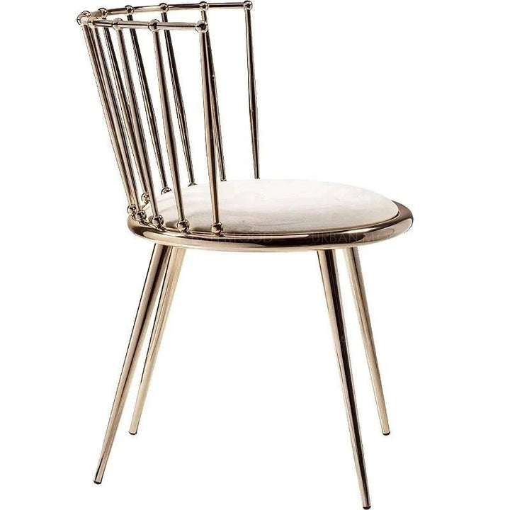 BRADLEY Gold Frame Dining Chair