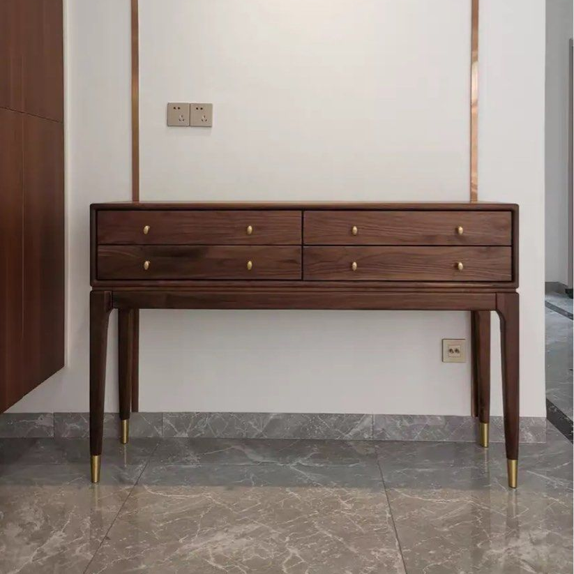 CAIA Mid Century Solid Wood Console Table