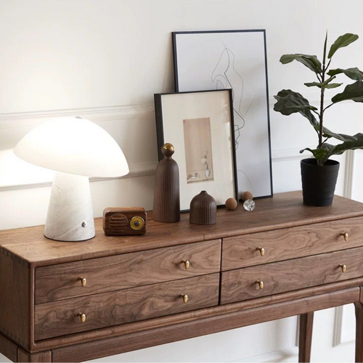 CAIA Mid Century Solid Wood Console Table