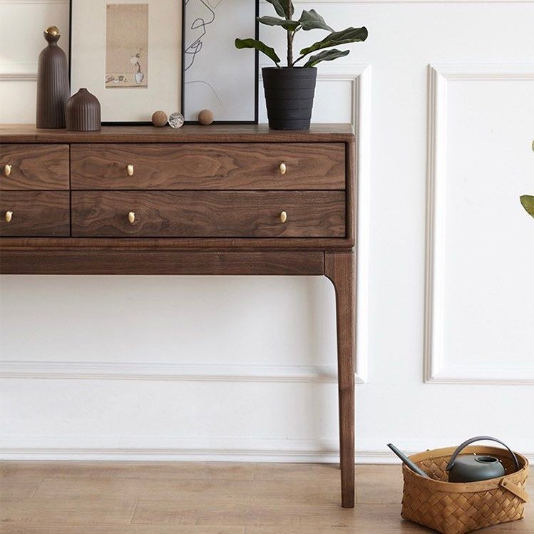 CAIA Mid Century Solid Wood Console Table