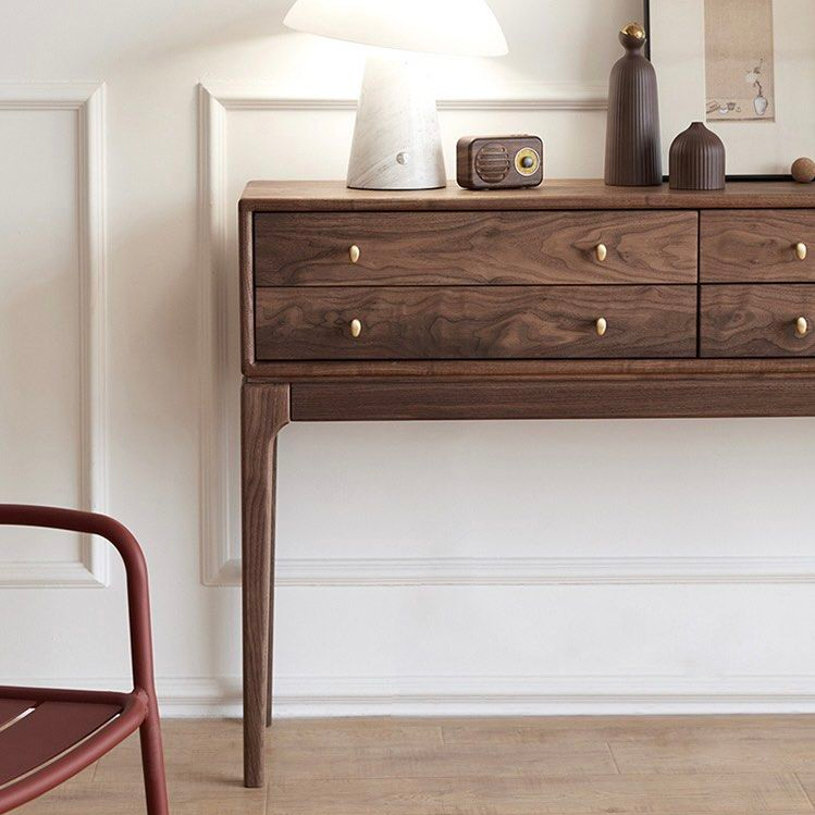 CAIA Mid Century Solid Wood Console Table