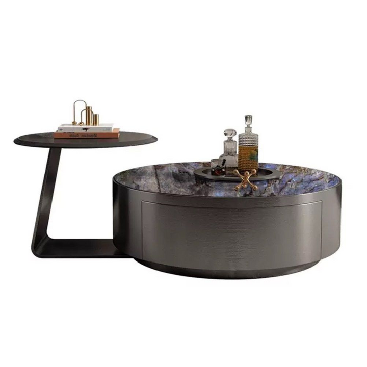 DANNY Modern Marble Round Coffee Tables