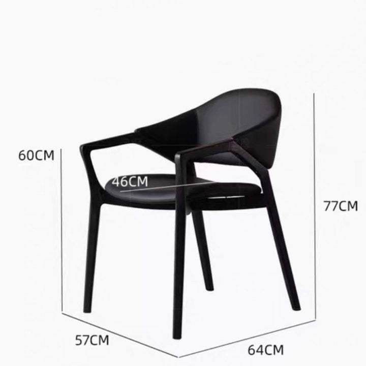 CINDY Modern Leather Dining Chair