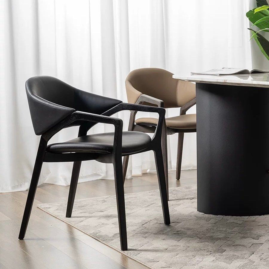 CINDY Modern Leather Dining Chair