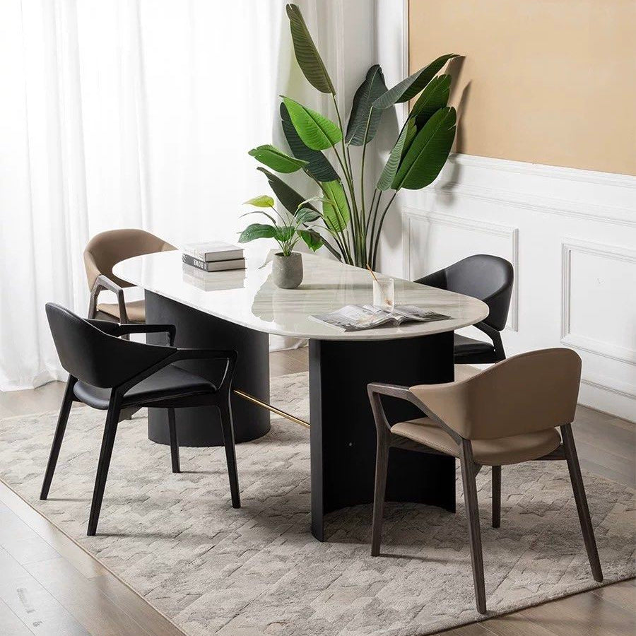 CINDY Modern Leather Dining Chair