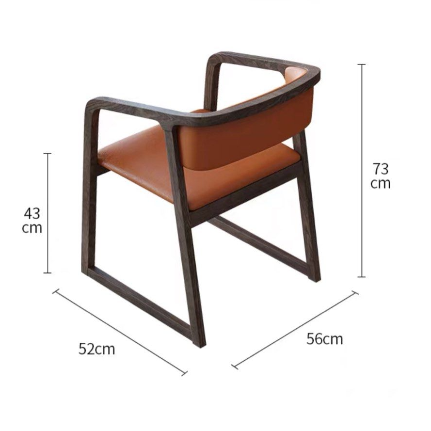 BRODERIK Rustic Solid Wood Study Desk