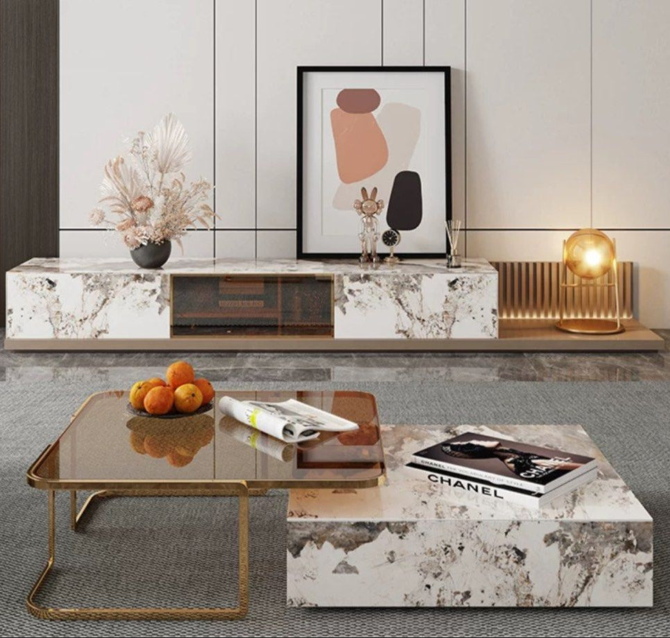 CASEY Modern Sintered Stone Coffee Table