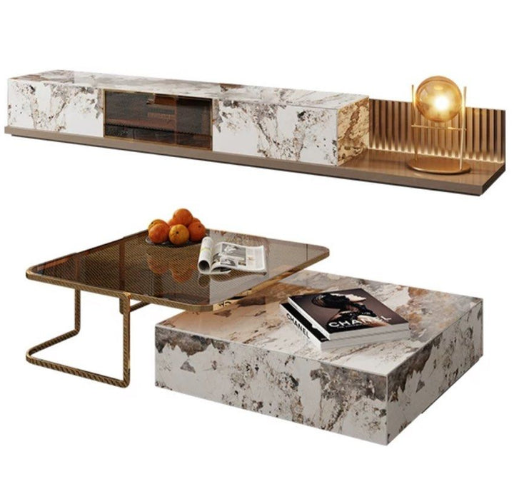 CASEY Modern Sintered Stone Coffee Table