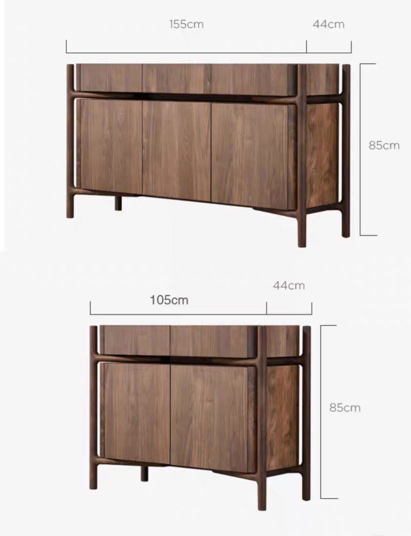 CIELO Japandi Solid Wood Sideboard