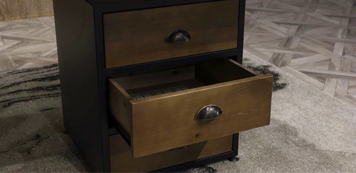 CHAD Rustic Solid Wood Study Desk