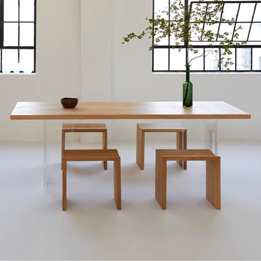 SMITH Minimalist Wood Dining Table