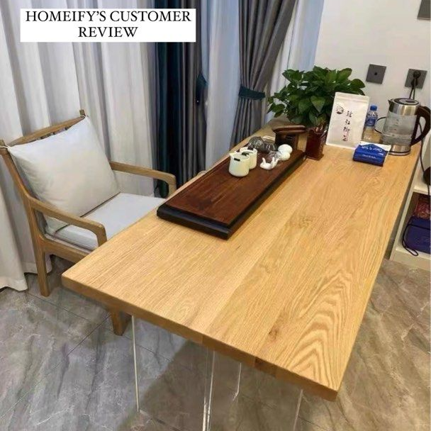 SMITH Minimalist Wood Dining Table