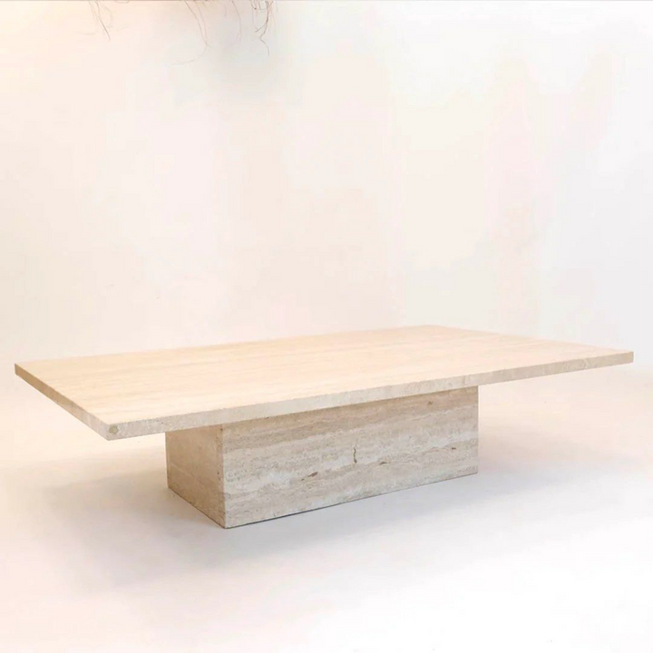 JAMESON Luxury Travertine Coffee Table