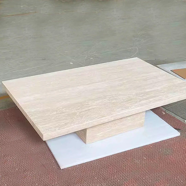 JAMESON Luxury Travertine Coffee Table