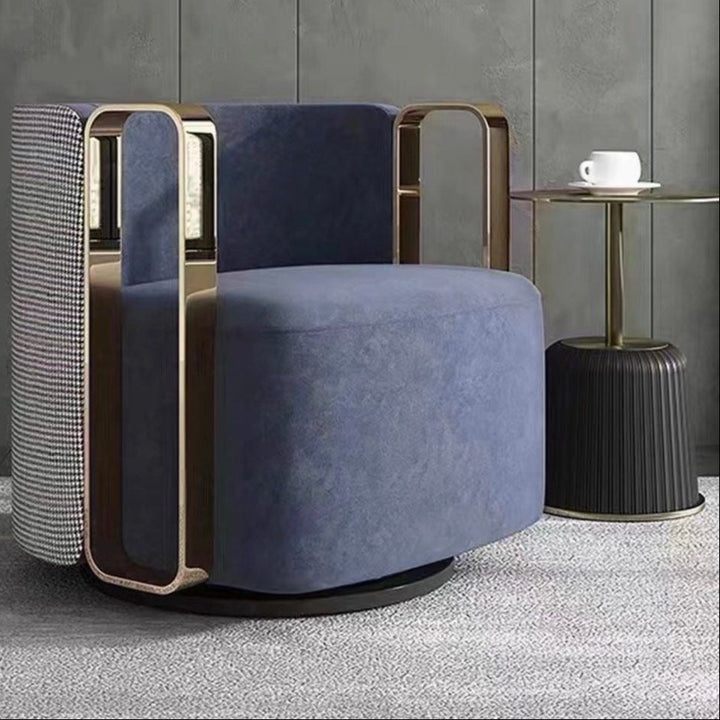 CHARLOTTE Modern Swivel Lounge Chair Armchair