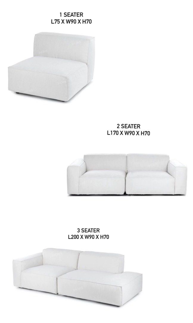 CALVIERA Modern Fabric Sofa