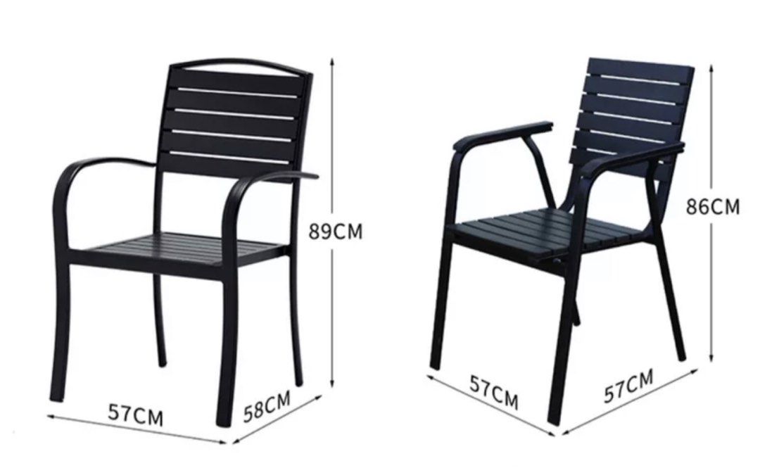 DEMIER Modern Outdoor Dining Table & Chairs