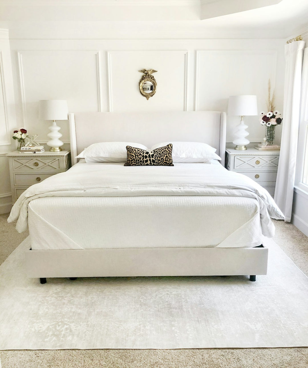 Queen size bed Singapore bedroom